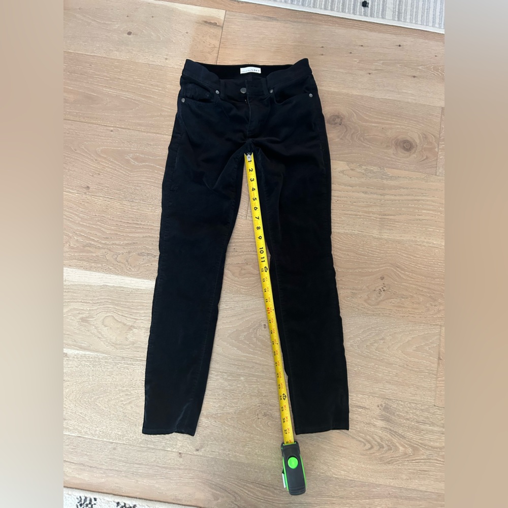 LOFT Black Velvet Pants Size 26